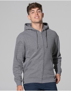J-SWHOODECO-Unisex Hooded Full Zip Sweat Fuji 2